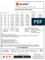 Residential Rooftop Solar System