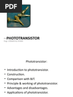 Phototransistor: Assigned By: Engr. Usman Ali Khan