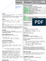 Erlang Cheat Sheet