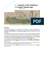 Voynich (11) - Analysis of The Rainbows in The Voynich Manuscript