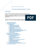 Guía Completa de La Evaluación Del Desempeño