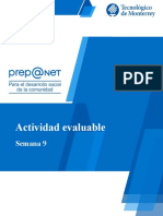 Actividad Evaluable: Semana 9