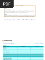 Formato de Balance General en Excel