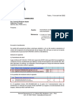 CARTA MA001-RS-0665-2022 Respuesta A Estatus de Intrumentación