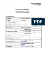 Silabo 2021-I MODELOS ECONOMÉTRICOS