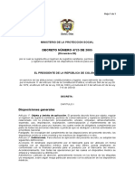 Decreto Número 4725 de 2005