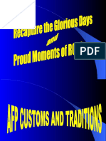 Afp Customs and Traditions