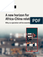 A New Horizon For Africa-China Relations: Why Co-Operation Will Be Essential