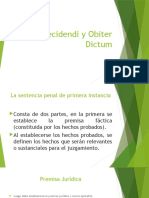 Ratio Decidendi y Obiter Dictum