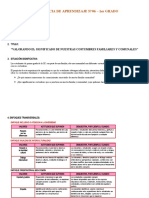 1° Grado - Experiencia de Aprendizaje N°06