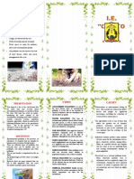 Triptico La Contaminación Ambiental en Ingles 3