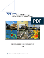 2018 Memoria Institucional Oficina Nacional de Meteorología