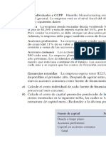 Ejercicio PRactico Visto en Clase Del Costo de Capital, Costo de Acciones y Costo Capital Promedio Ponderado