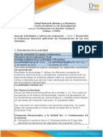 Guía de Actividades y Rúbrica de Evaluación - Tarea 5 - Desarrollar La Evaluación Nacional Aplicando Los Fundamentos de Las Tres Unidades