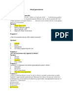 Cuestionario de Mitosis y Meiosis