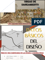 05 Abastecimiento de Agua - Datos Basicos de Diseño