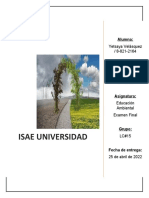 Examen Final - Educacion Ambiental