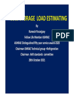 Cold Storage Load Estimating ISHRAE28102021x