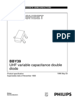 Data Sheet: UHF Variable Capacitance Double Diode