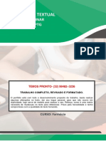 TEMOS PRONTO - (32 98482-3236) - Desenvolvimento de Um Novo Medicamento para Tratamento Da Tuberculose - Farmácia