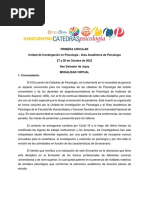 Encuentro Cátedras de Psicología Octubre 2022