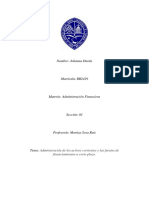 Administracion de Los Activos Corrientes y Las Fuentes de Financiamientos A Corto Plazo.