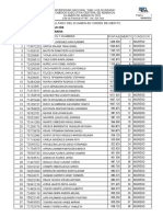 UNICA Admision 2022 - Resultados