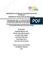 Intervención para La Clasificación de Residuos Solidos en El Municipio de Tulancingo Hidalgo