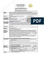 BEEd 321 Syllabus Excel Format