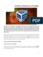 Crear Máquinas Virtuales en Windows Con VirtualBox