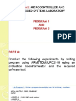 Microcontroller and Embedded Systems Laboratory: Subject