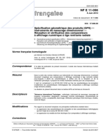 NF E 11-056 Comparateurs Numériques À Tige Rentrante