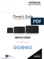 Owner's Guide: Smart Wi-Fi Speaker