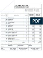 Purchase Request: Bacungan National High School Pob. Leon B. Postigo, Zamboanga Del Norte