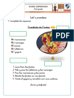 Ficha de Trabajo Texto Instructivo - La Receta