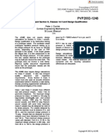 Scopes of RTP-1 and Section X, Classes and Design