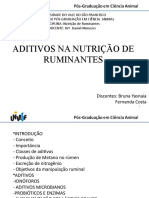 Aditivos Da Nutrição de Ruminantes