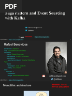 Saga Pattern and Event Sourcing With Kafka: @rafabene