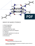 Puentes de Hidrogeno