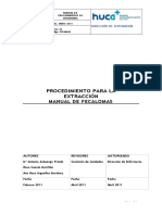 Protocolo de Extraccion de Fecaloma