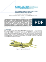 Study On Aerodynamic Characteristics of Light Convertible Aircraft Model