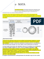 Calendario MAYA. Investigacion.