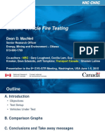 Electric Vehicle Fire Testing: Dean D. Macneil