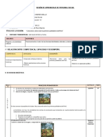 Sesión de Aprendizaje de Personal Social Etapas de La Historia Del Perú