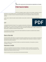 Para Explicar Organismos Internacionales # 2 ACTIVIDAD 3P CONST 11º