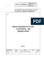 Procedimiento de Control de Derrames