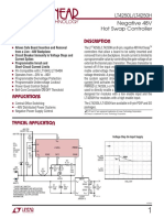 Features Descriptio: LT4250L/LT4250H Negative 48V Hot Swap Controller