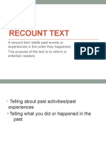 Recount Text