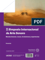 II Simposio Internacional de Arte Sonoro - Ponencias