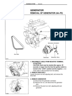 Generator: Removal of Generator (4A-Fe)